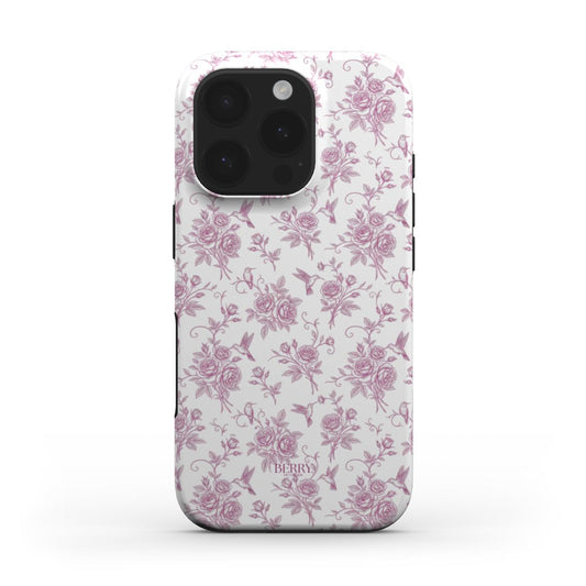 Royal Roses – ローズピンクのバラ柄のiPhoneケース