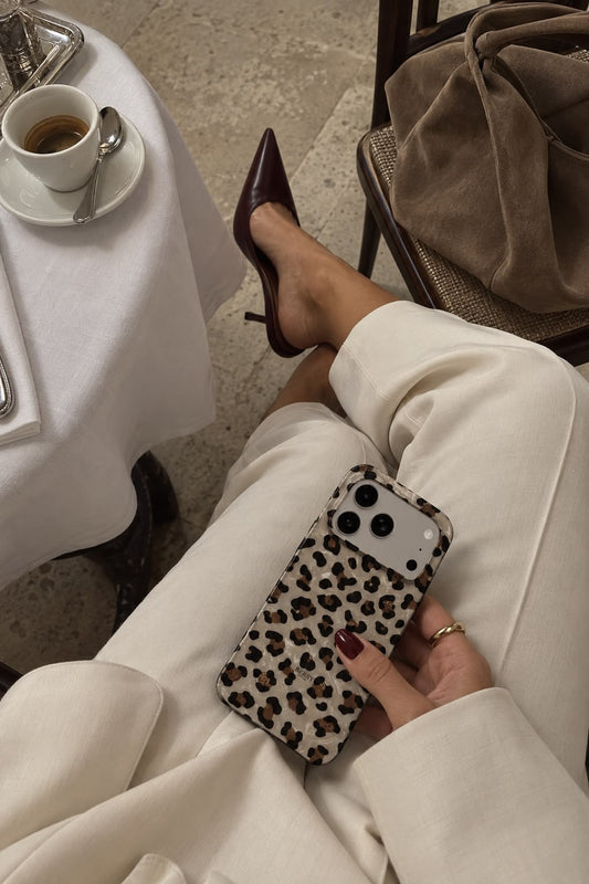 Funda para iPhone con estampado de leopardo – Wet Leopard