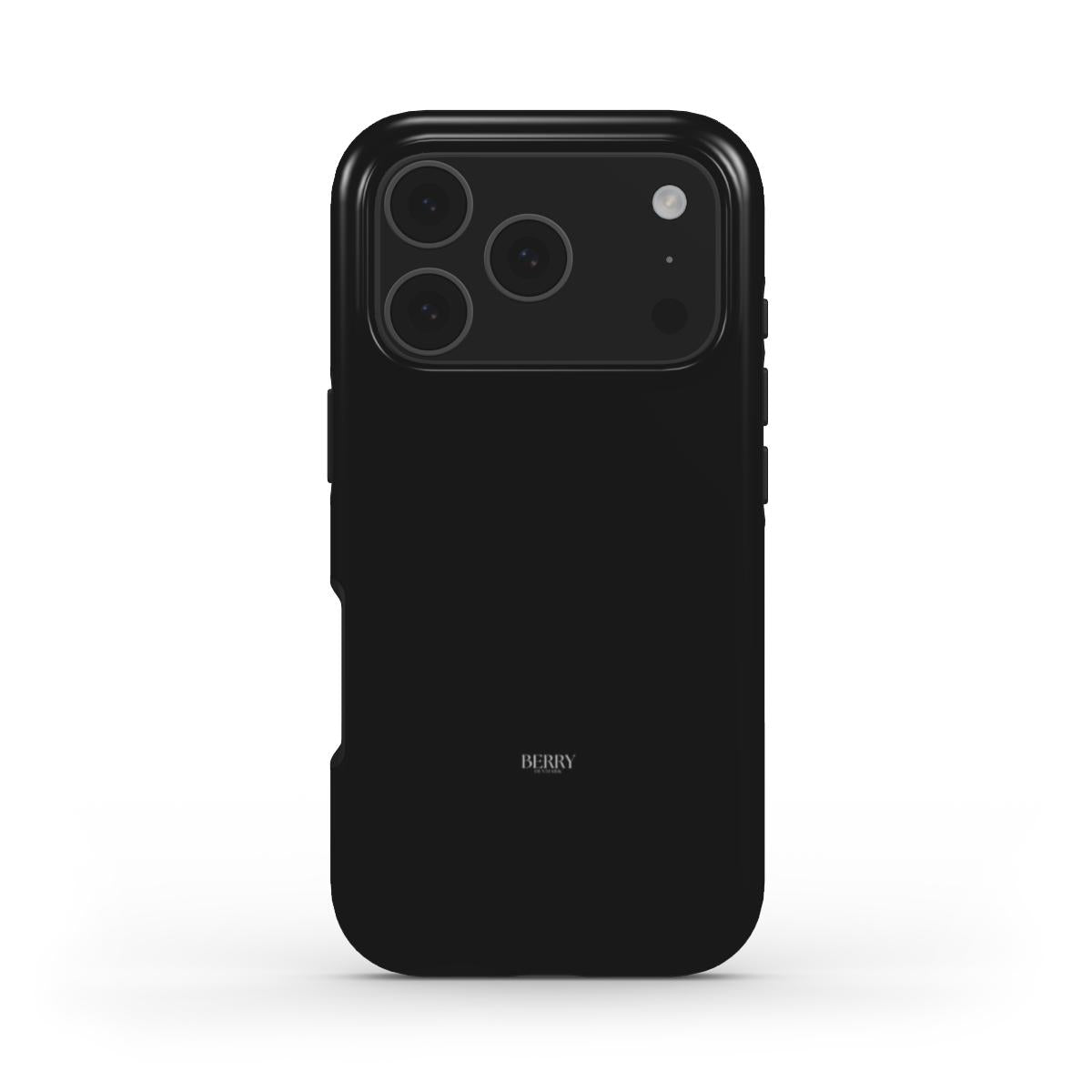 iPhone case with decorative design in black – Midnight