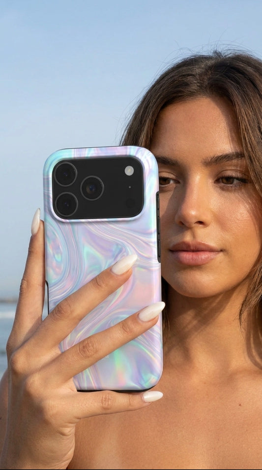 Funda para iPhone con patrón decorativo color: rosa – Aura