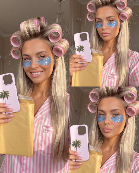 iPhone case with rose motif in pink – Palma Rose
