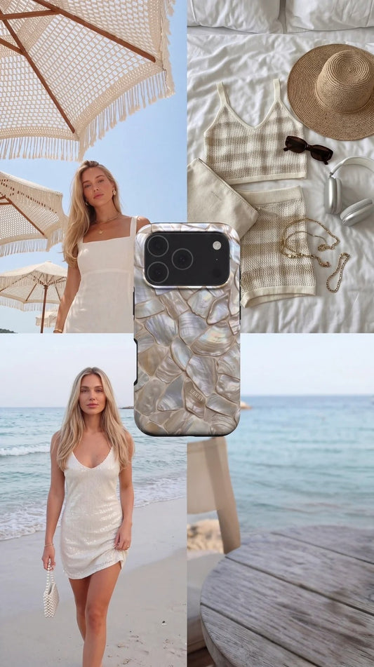 iPhone case with decorative pattern – Côte Pearl