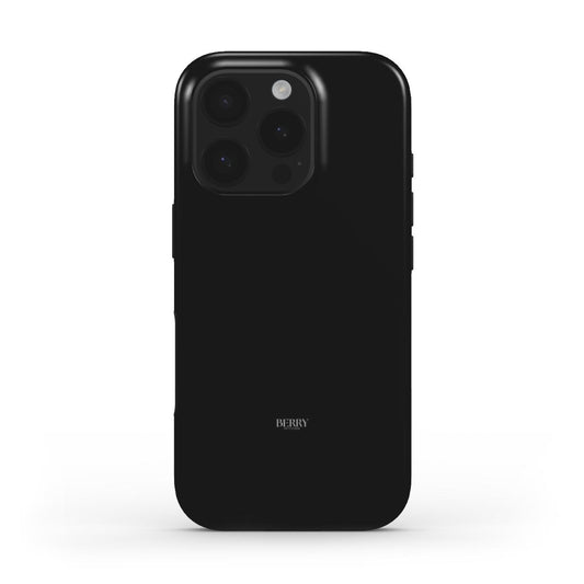 iPhone case with decorative design in black – Midnight