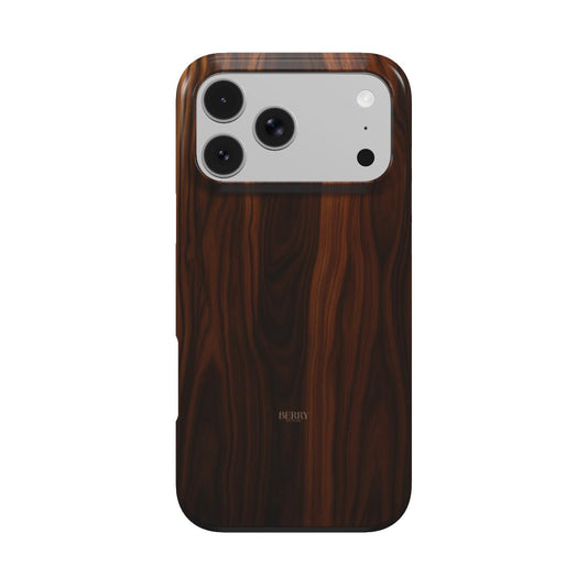 iPhone-hoesje met houtnerfpatroon – Yatch Wood