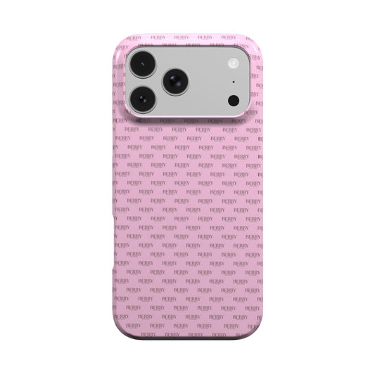 iPhone case with sleek design in pink – Strawberry Monogram iPhone MagSafe