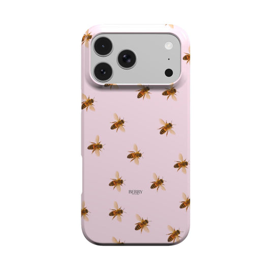 iPhone case with rose motif in rose pink – Beasy Rose
