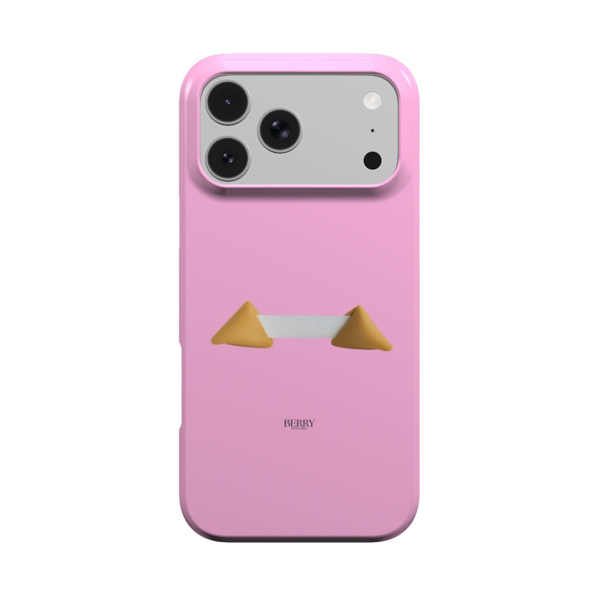 Lyserødt iPhone-cover med stilrent design – Lucky Hot