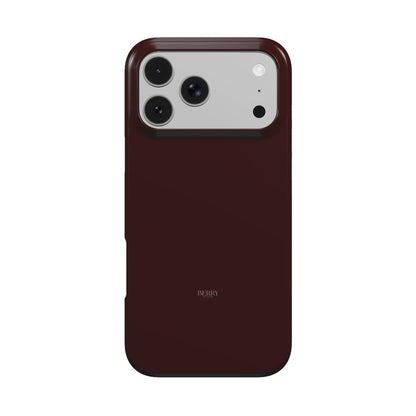 iPhone-hoesje met decoratief ontwerp kleur: bordeauxrood – Ruby