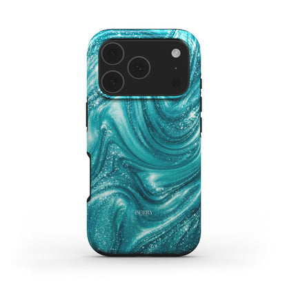 iPhone-skal med glamorös design färg: blå – St. Tropez iPhone MagSafe