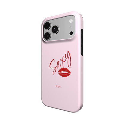 iPhone-Hülle mit Rosenmotiv Farbe: Rosa – Sexy Rose