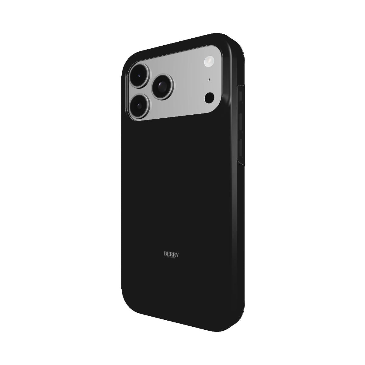 iPhone case with decorative design in black – Midnight