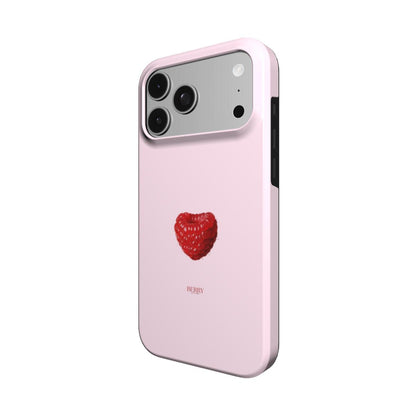 iPhone-deksel med rosemotiv for en personlig stil – Raspberry Rose