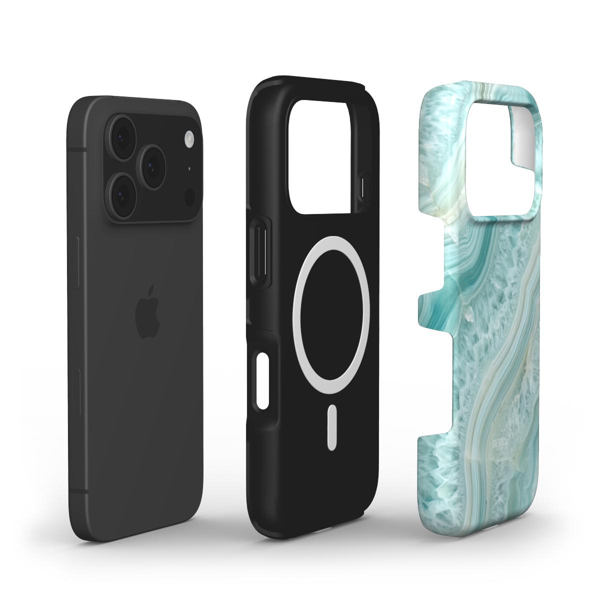 Funda para iPhone con patrón decorativo color: rojo – Aqua iPhone MagSafe