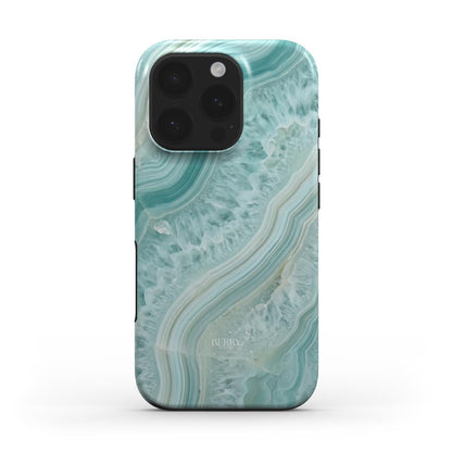 Funda para iPhone con patrón decorativo – Aqua iPhone MagSafe