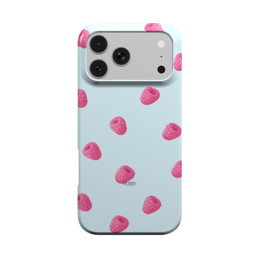 Raspberry Kisses Sky – ピンクの洗練されたデザインのiPhoneケース
