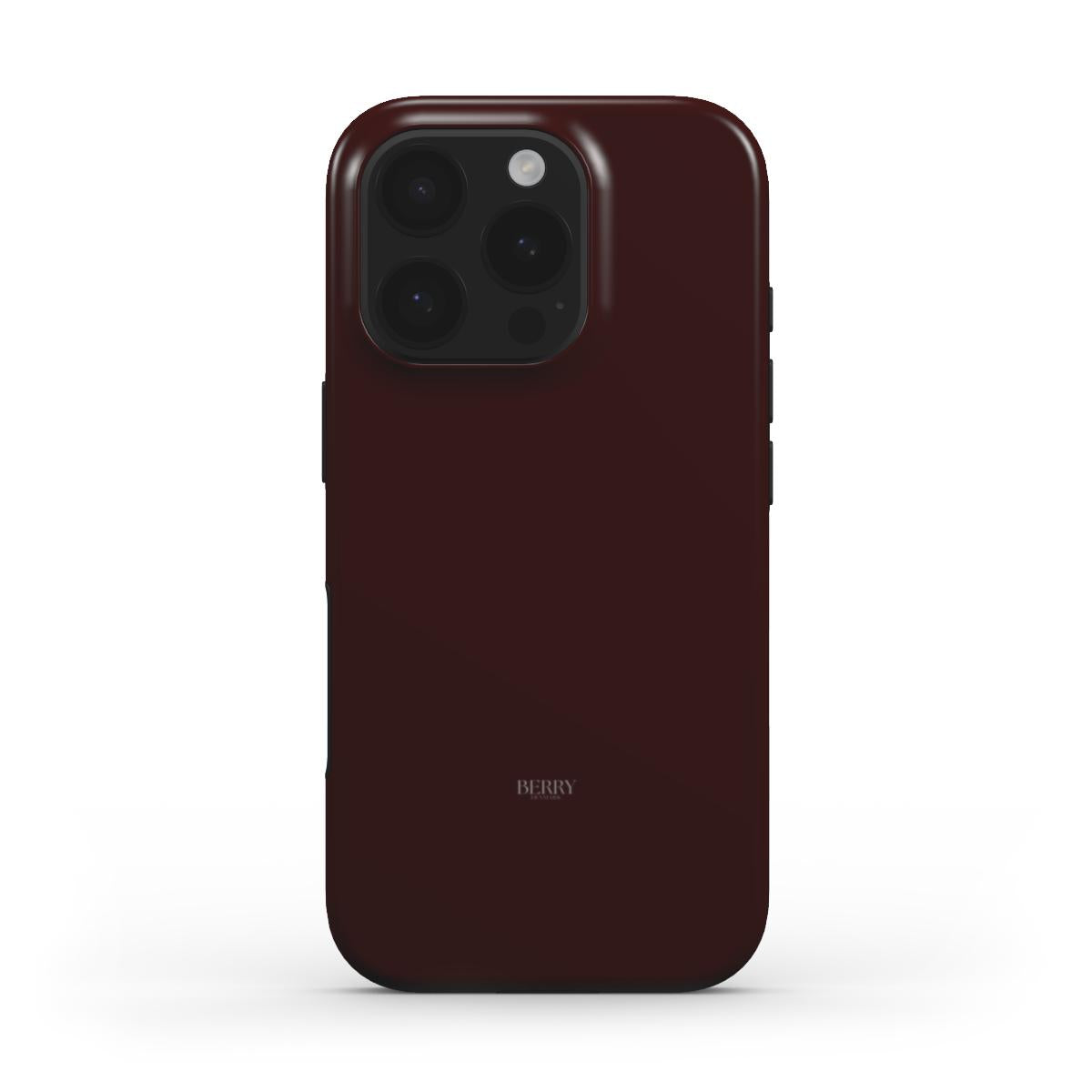 iPhone-hoesje met decoratief ontwerp kleur: bordeauxrood – Ruby