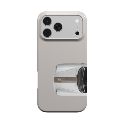 iPhone case with decorative design – Latte Cabriolet