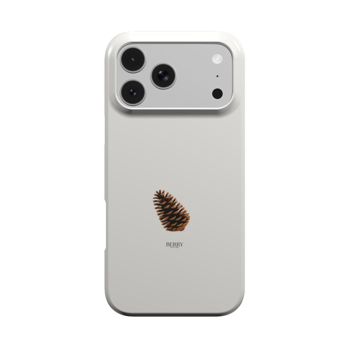 Custodia per iPhone con design decorativo – Lil' Pine Cone