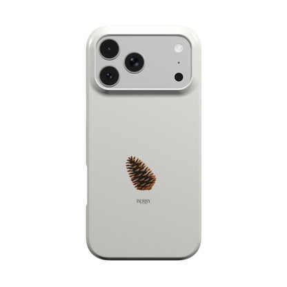 Custodia per iPhone con design decorativo – Lil' Pine Cone