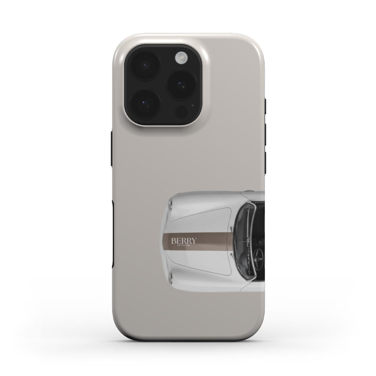 iPhone case with decorative design – Latte Cabriolet