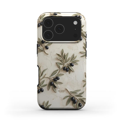 iPhone-cover med dekorativt mønster – Olive iPhone MagSafe
