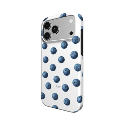 Funda para iPhone con motivo de lazo para un estilo personal – Blueberry Kisses Clean