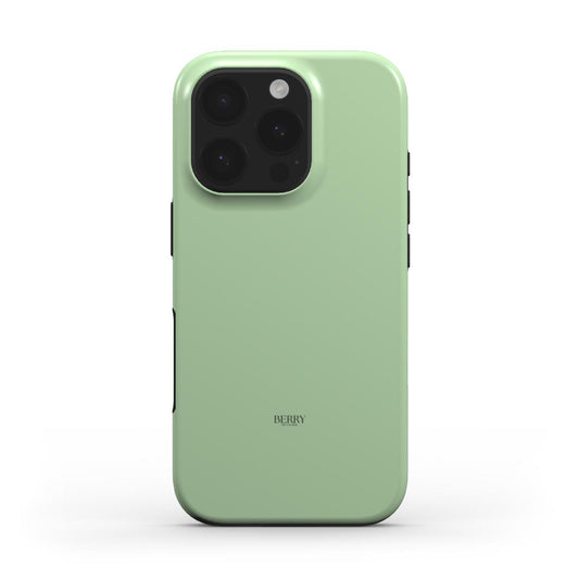 iPhone case with decorative design in matcha green – Matcha