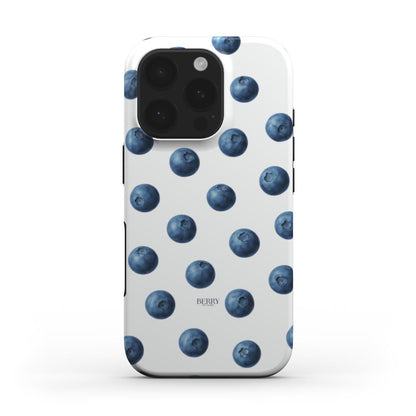 Funda para iPhone con motivo de lazo color: azul – Blueberry Kisses Clean