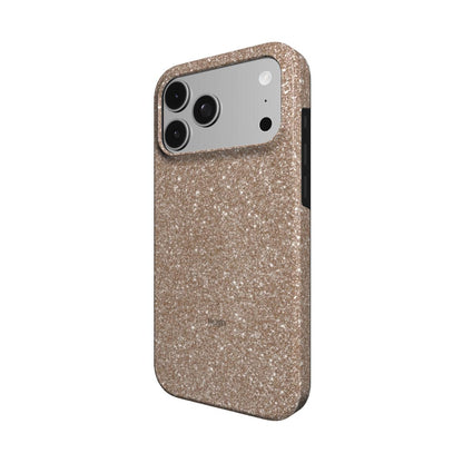 iPhone case with glamorous design for a personal look – Deep Gold Glam