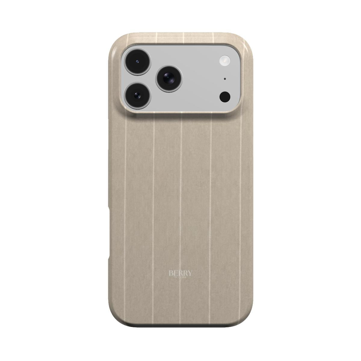 Custodia per iPhone con design decorativo colore: beige – Beige suit