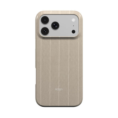 Custodia per iPhone con design decorativo colore: beige – Beige suit