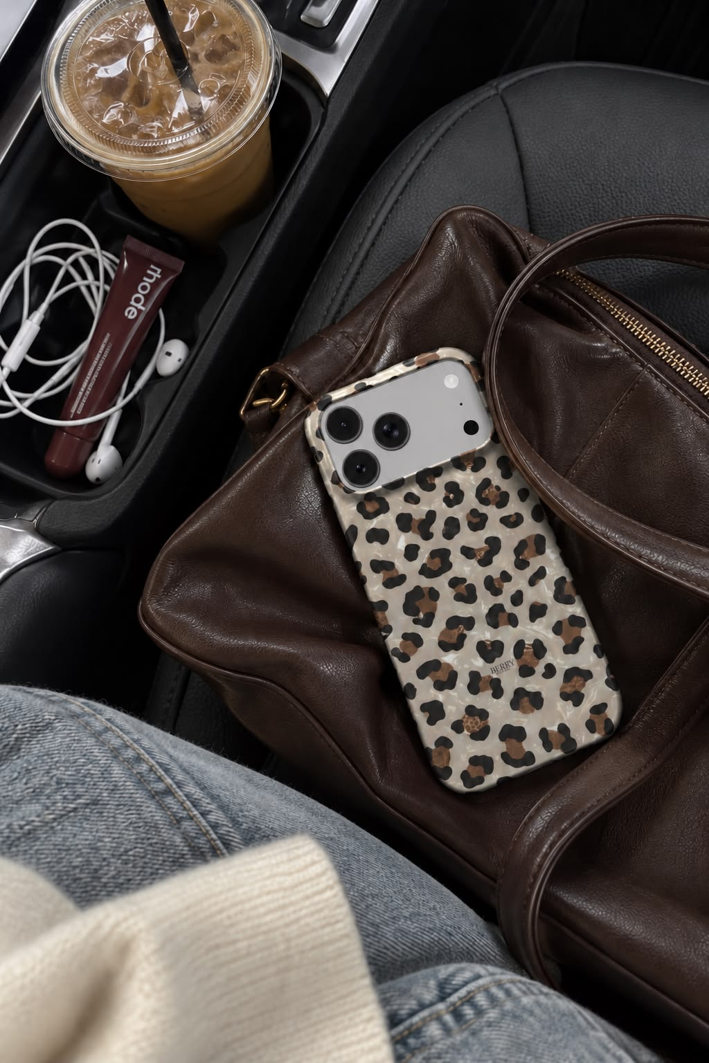 iPhone-Hülle mit Leopardenmuster – Wet Leopard