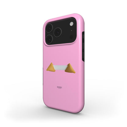 Lyserødt iPhone-cover med stilrent design, designet Lucky Hot