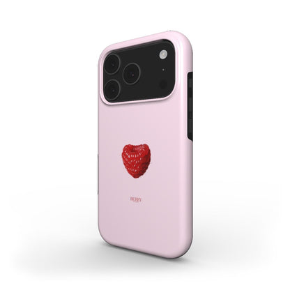 iPhone-deksel med rosemotiv farge: rosarød – Raspberry Rose