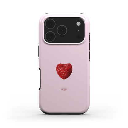 iPhone-deksel med rosemotiv farge: rosarød – Raspberry Rose