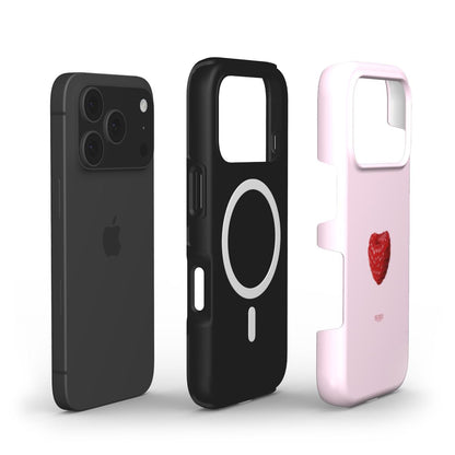 iPhone-deksel med rosemotiv farge: rosarød – Raspberry Rose