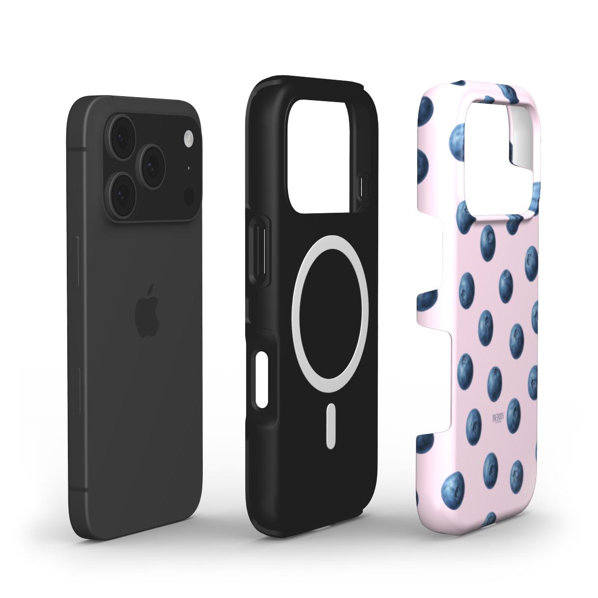 iPhone-Hülle mit Rosenmotiv Farbe: Rosé – Blueberry Kisses Rose
