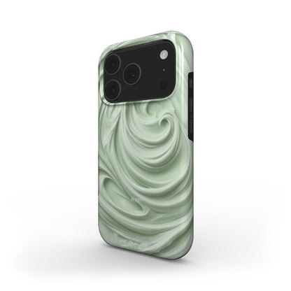 iPhone-hoesje met strak ontwerp kleur: matchagroen – Creamy Matcha