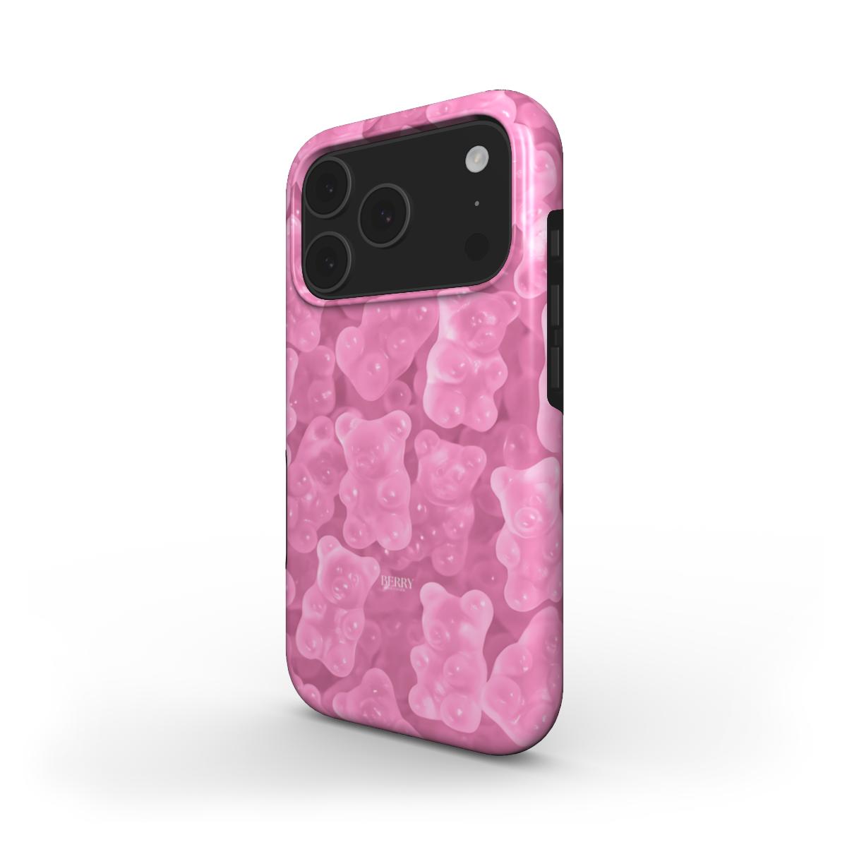 Lyserødt iPhone-cover med stilrent design – Gummy iPhone MagSafe
