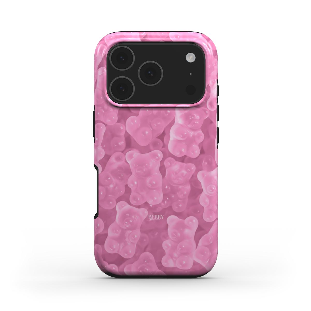 Lyserødt iPhone-cover med stilrent design – Gummy iPhone MagSafe