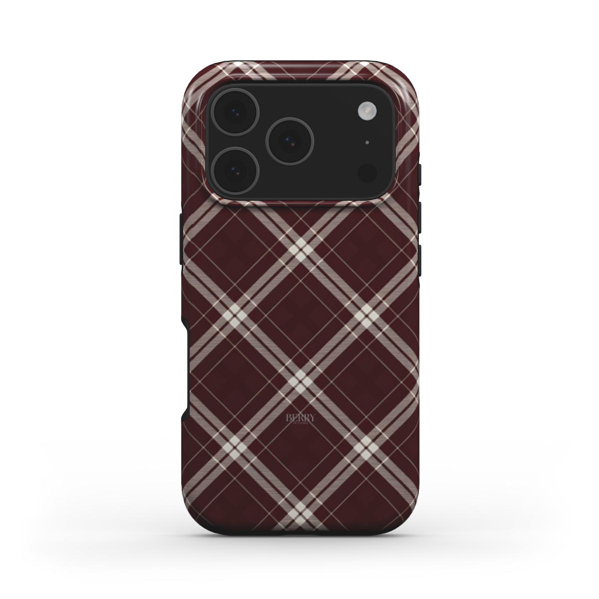 iPhone-Hülle mit schlichtem Design Farbe: Rot – Royal Cozy iPhone MagSafe