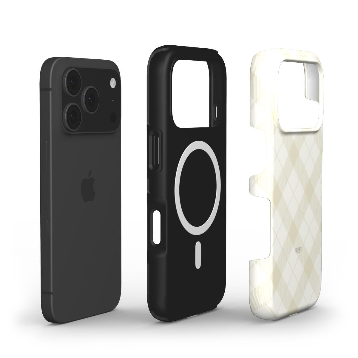 iPhone-cover med stilrent design – Cozy Vanilla iPhone MagSafe