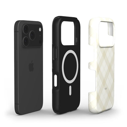 iPhone-cover med stilrent design – Cozy Vanilla iPhone MagSafe
