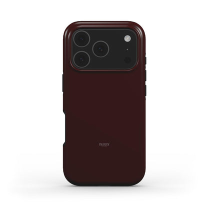 iPhone-hoesje met decoratief ontwerp kleur: bordeauxrood – Ruby