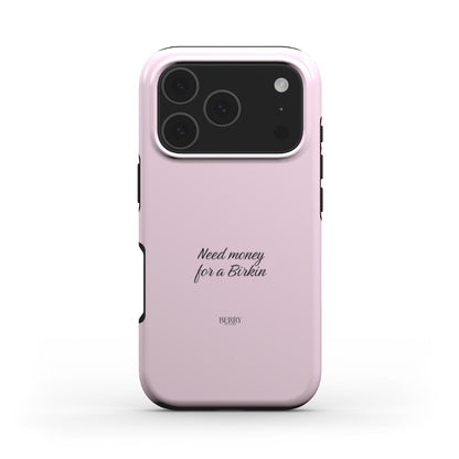 iPhone-Hülle mit Rosenmotiv Farbe: Rosé – Need Money For A Birkin Rose