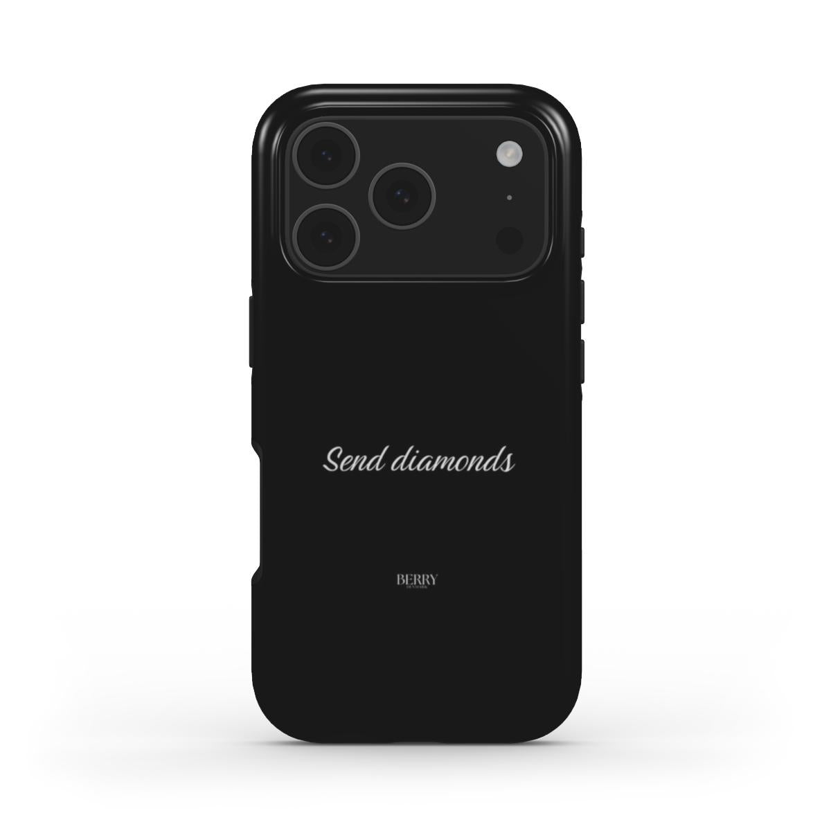 Funda para iPhone con diseño decorativo – Send Diamonds Midnight
