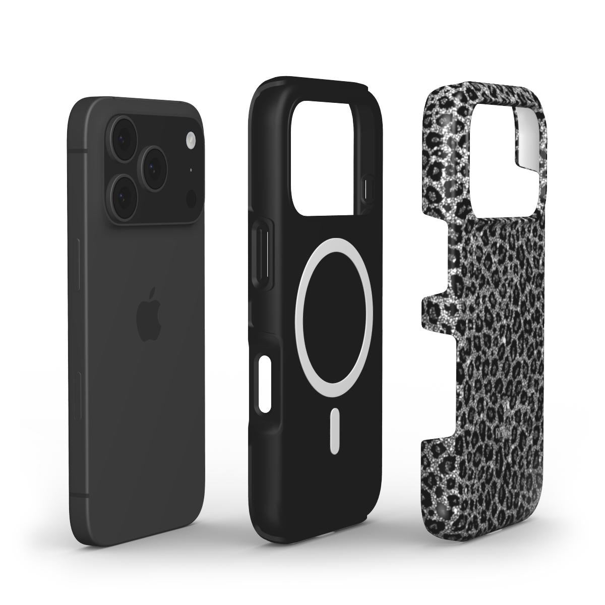 Funda para iPhone con estampado de leopardo – Crystal Leopard iPhone MagSafe