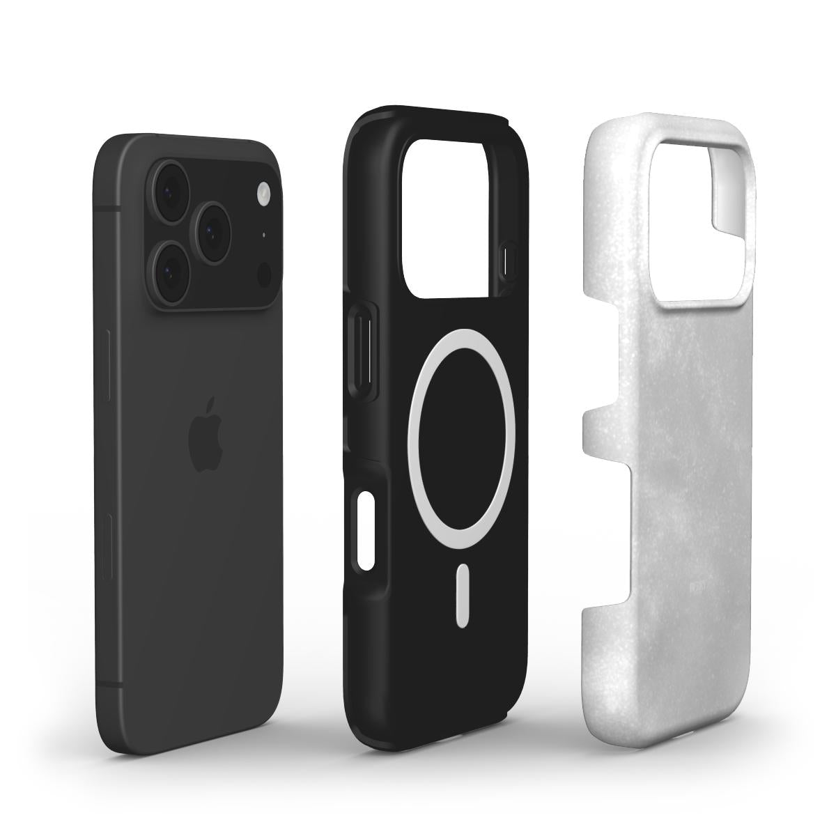 Coque pour iPhone avec motif décoratif – Dreamy White iPhone MagSafe