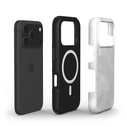Coque pour iPhone avec motif décoratif – Dreamy White iPhone MagSafe