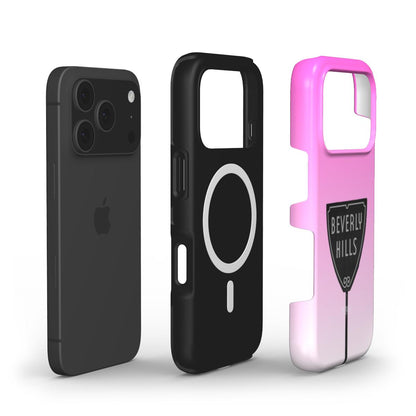 Beverly Pink iPhone MagSafe – ピンクの装飾模様のiPhoneケース